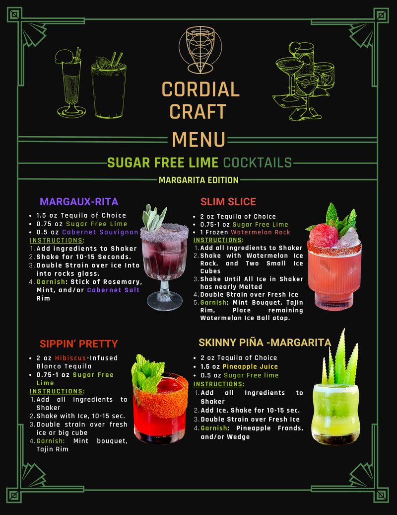 Skinny/Sugar-Free Signature Margarita Recipes