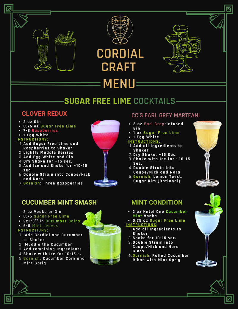 Skinny/Sugar-Free Gin and Vodka Builds